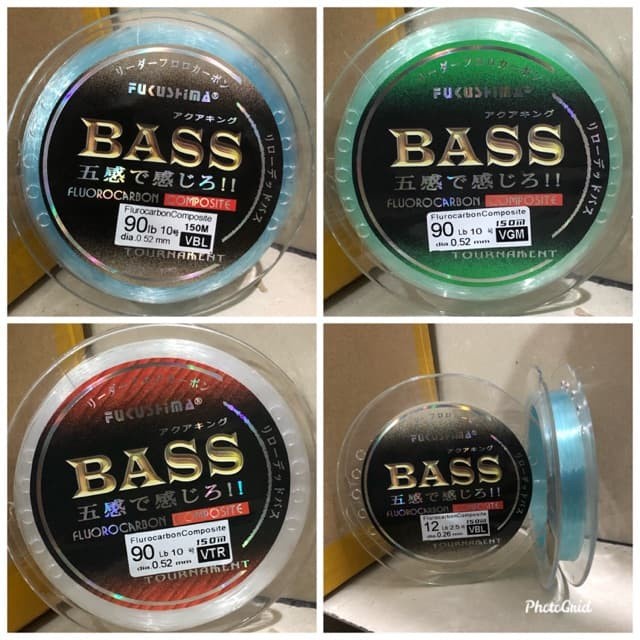 SENAR PANCING Fluorocarbon Composite 150 meter Fukushima Bass hijau