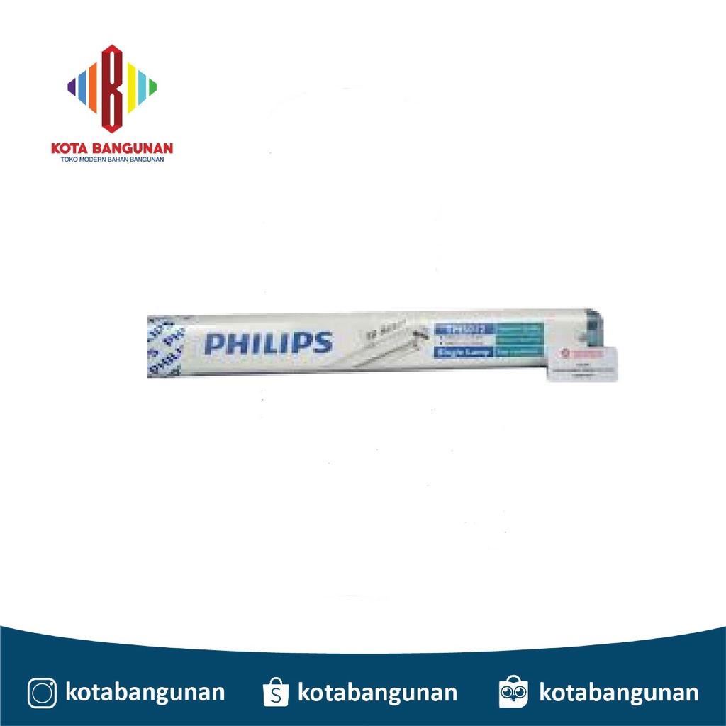 Philips Simbat TMS012 2xTL D18 watt Kap Lampu Tl