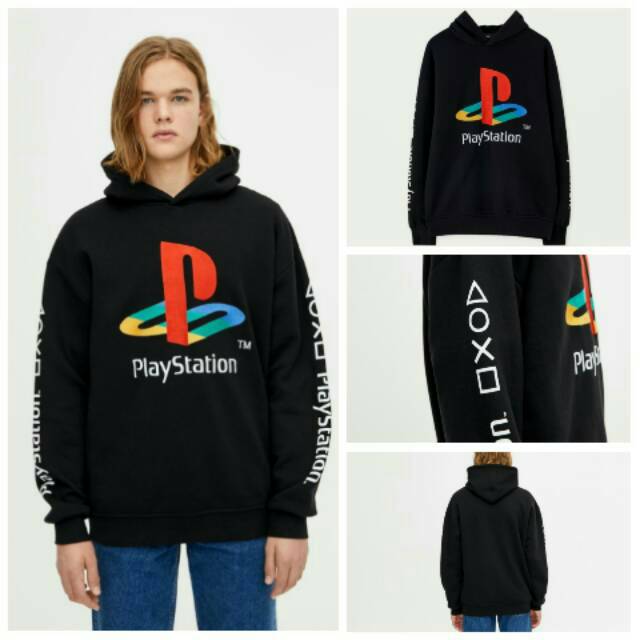 hoodie playstation pull and bear