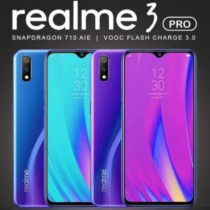 TERMURAH Realme 3 Pro 4/64 GB Garansi Resmi - Ungu READY STOCK