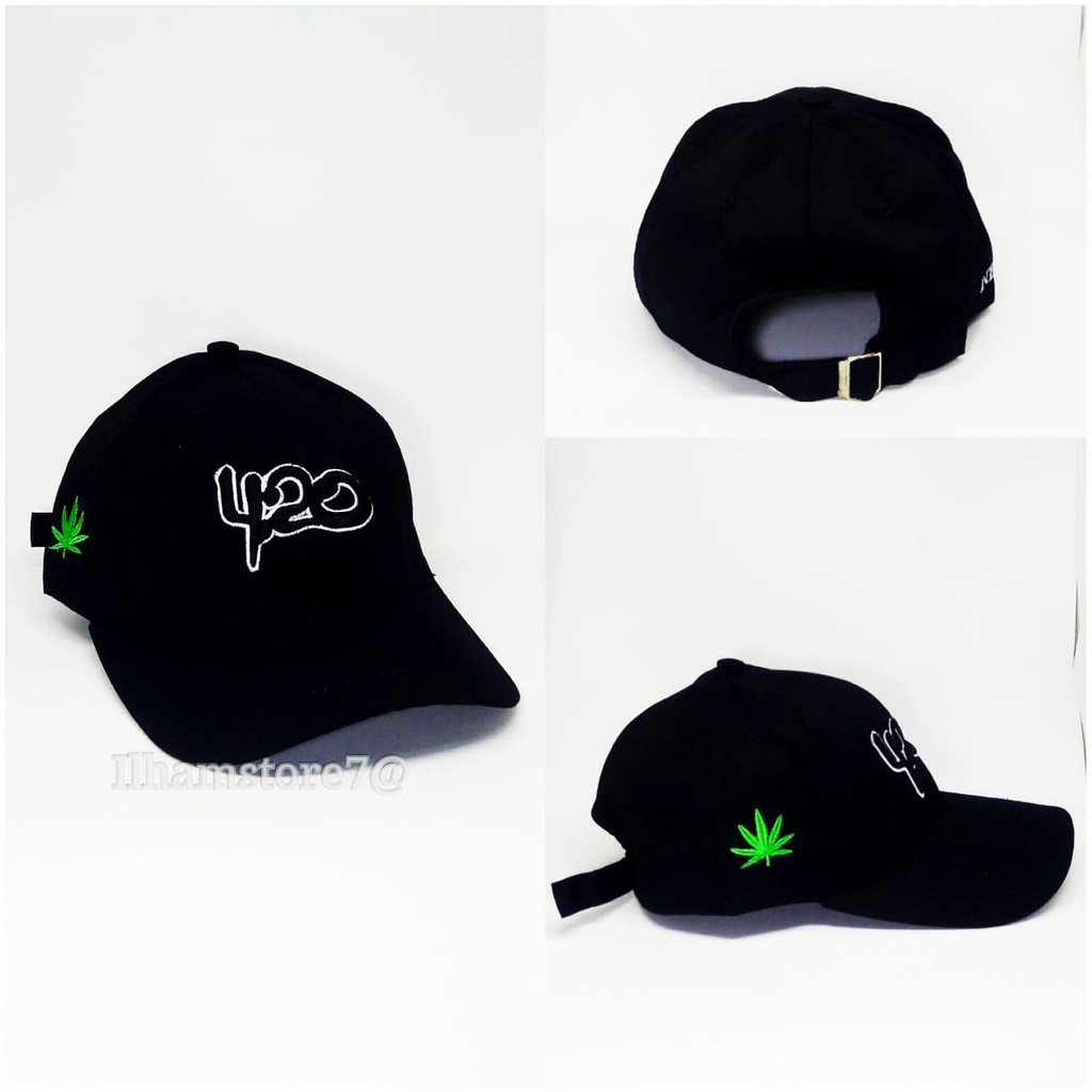 Topi distro pria/Topi Snapback Bordir ORIGINAL NEW MODEL/Topi Bordir 420/Topi Santai/Topi Distro