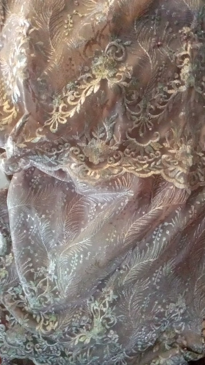 ( Free Masker ) Gamis Tutu Mewah Bahan Tille Realpict ~ Gamis Kebaya Tutu ~ Gamis Wanita Syari