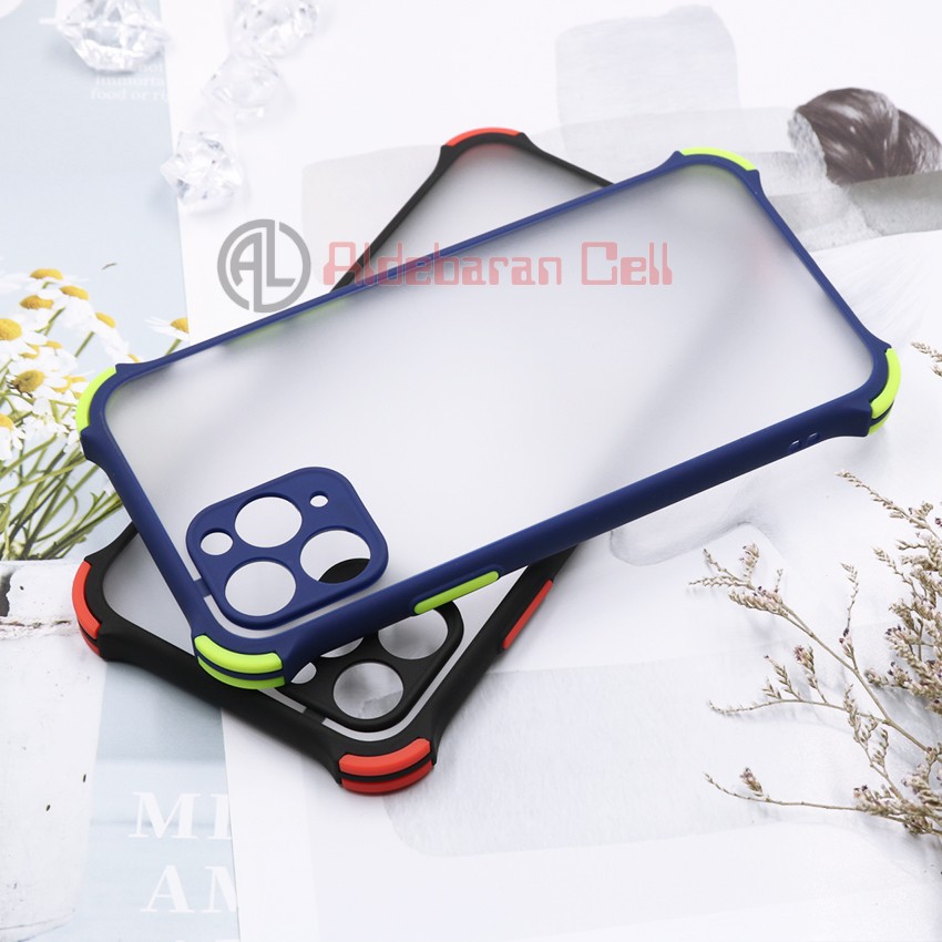 Case Matte List Color Anticrack Samsung A21S Hardcase Anti Crack Protect Camera Silicon Samsung A21S