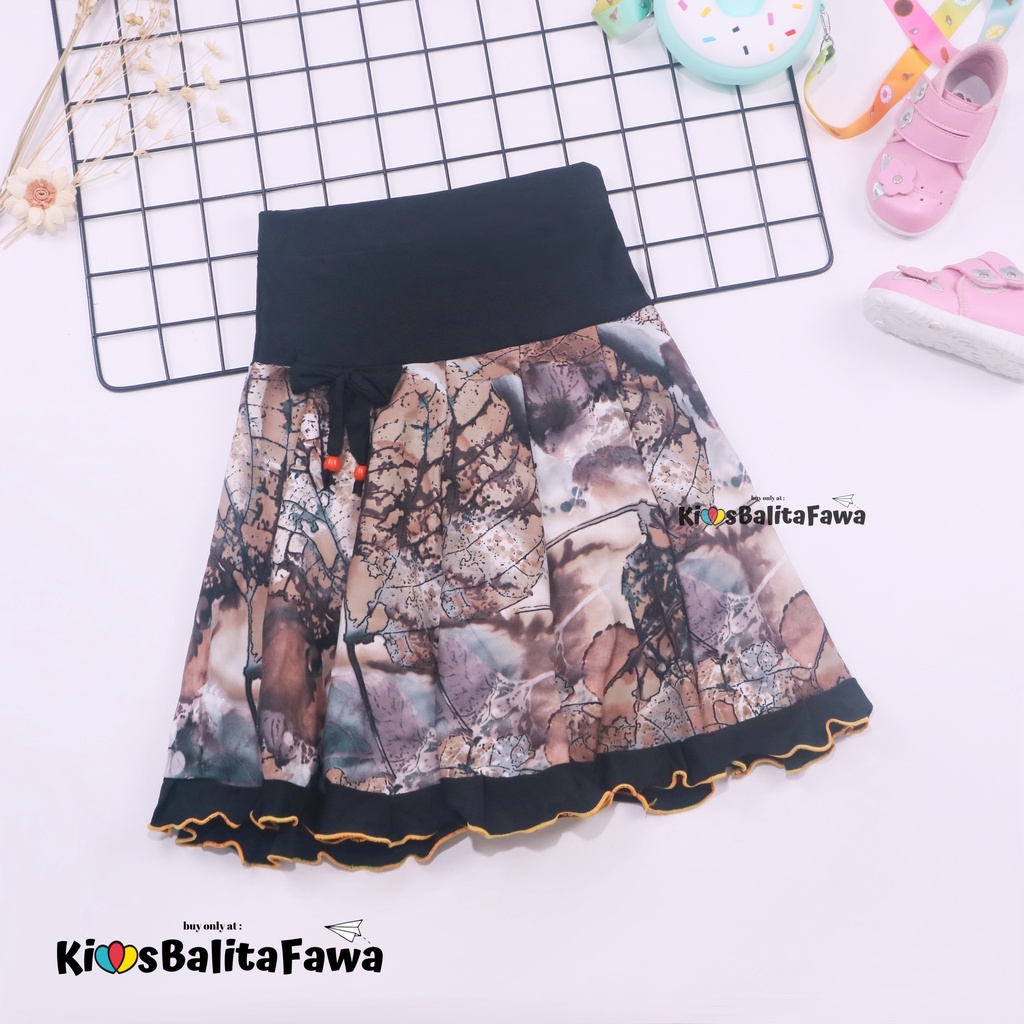 Rok Pita Amanda uk 1-9 Tahun / Rok Anak Perempuan Cewek Murah Skirt Pendek Polos Pakaian Fashion