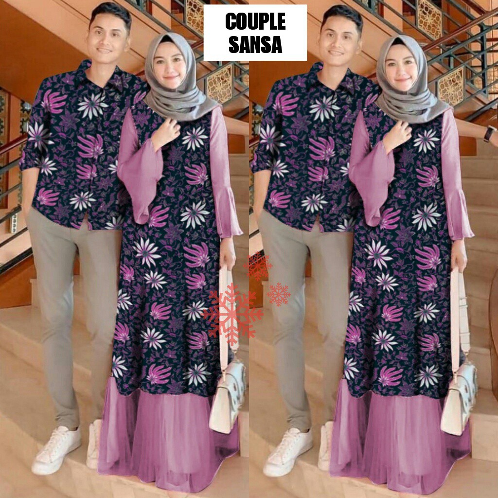 HCL Couple Delano &amp; Soso  - Baju Couple Muslim Terbaru - Busana Muslim Pasangan Trendy