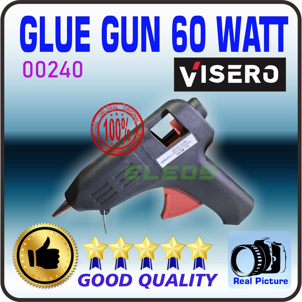 GLUE GUN / ALAT LEM TEMBAK / SOLDER LEM 60WATT VISERO