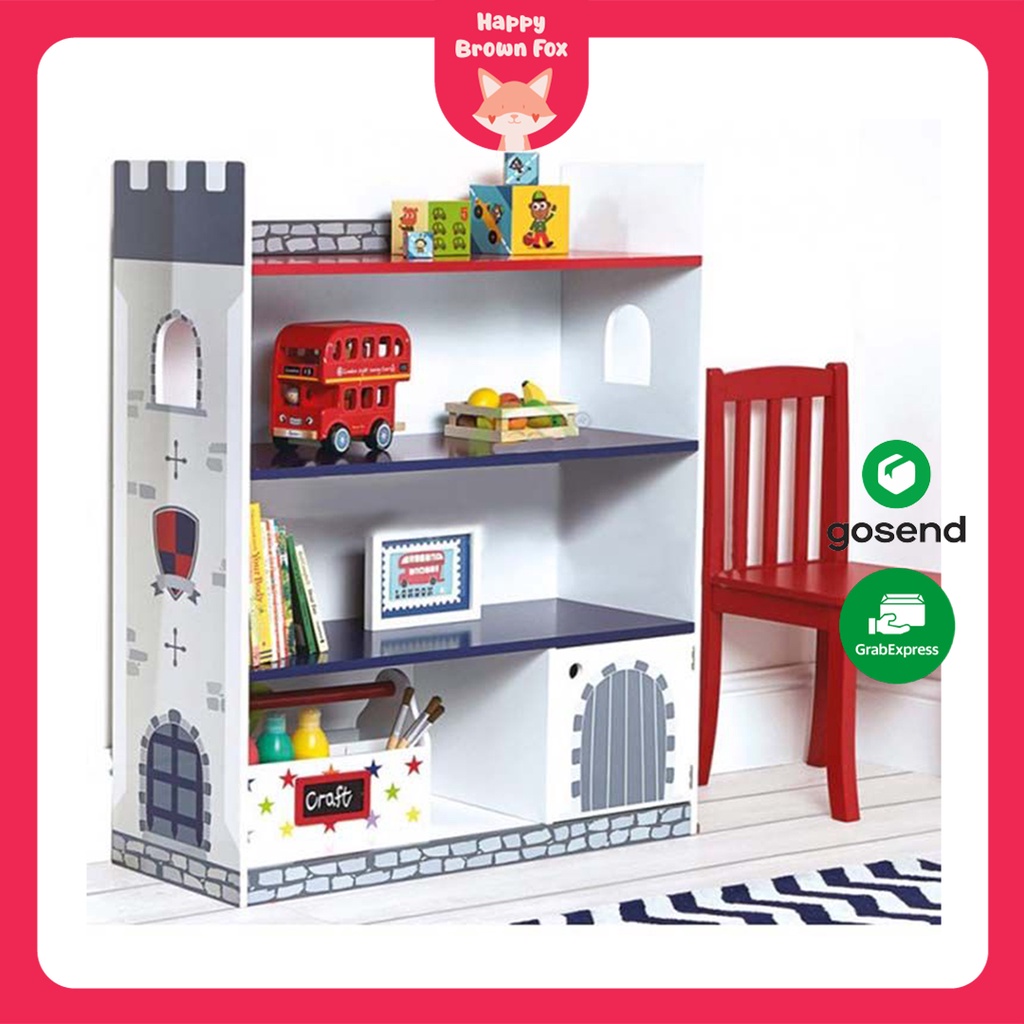 PERLENGKAPAN KAMAR ANAK FURNITURE RAK - KNIGHT CASTLE BOOKSHELF