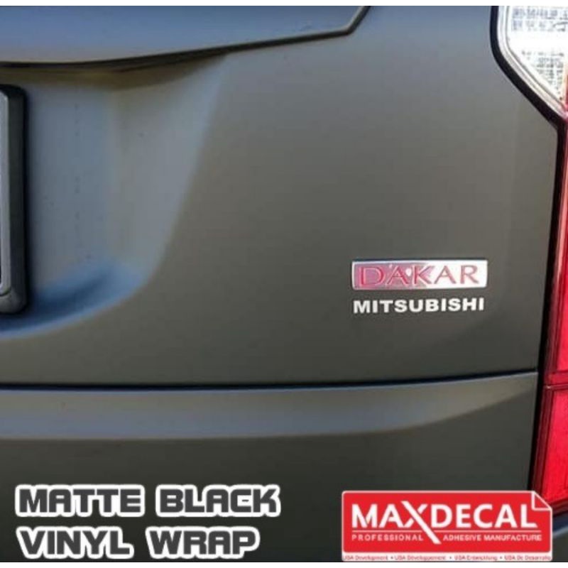 Sticker Maxdecal lebar 152CM 9700 G070 M070 Black Gloss / Glossy Matt / Doff Hitam Doff 152 cm Wraping Mobil