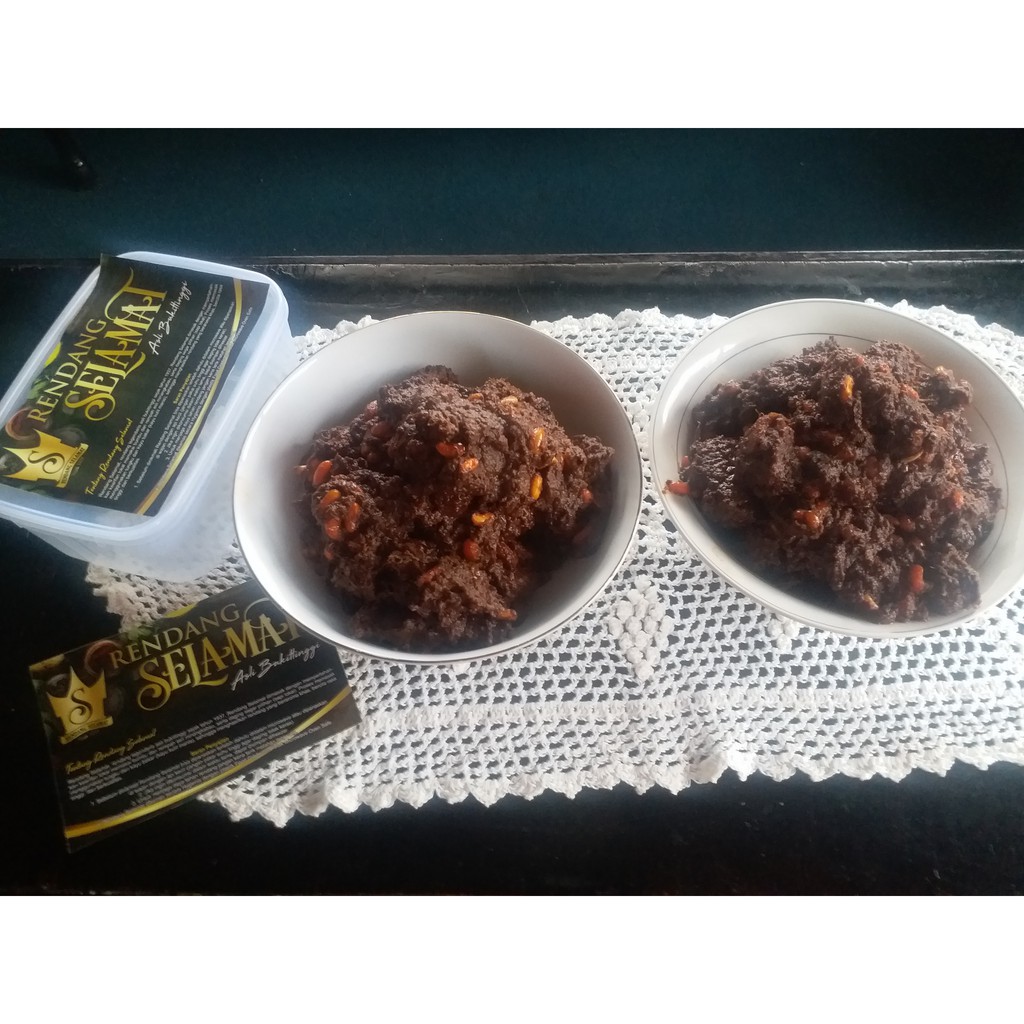 Rendang Selamat Bukittinggi Asli 1 2 Kg Shopee Indonesia