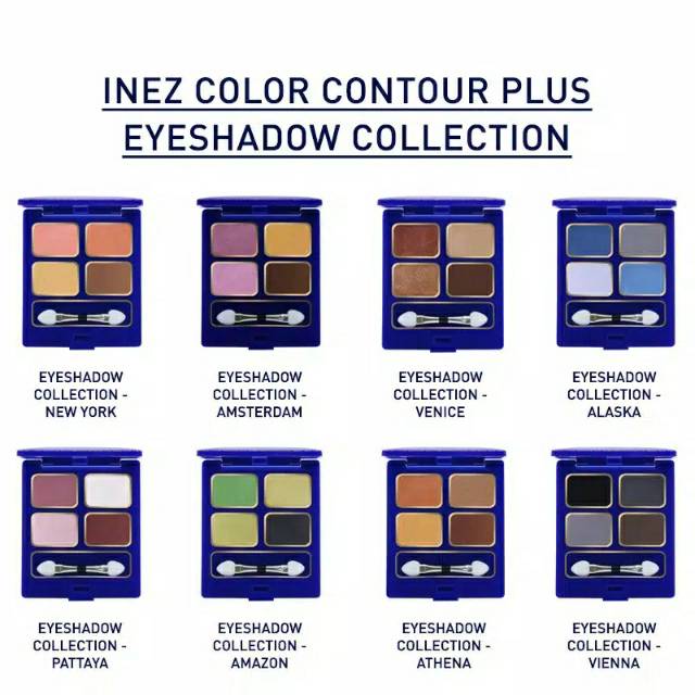 INEZ Color Contour Plus Eyeshadow Collection (Eye Shadow New Case)