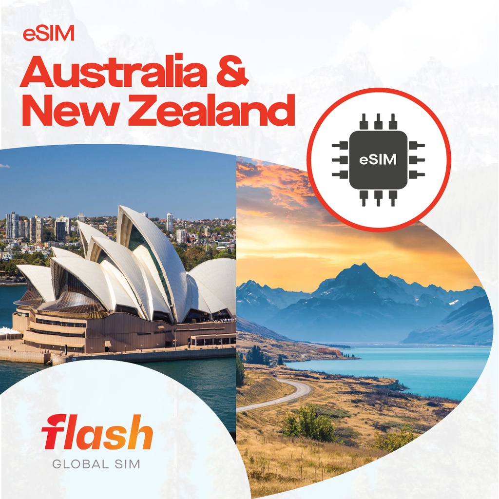 eSIM Australia New Zealand Internet Sim