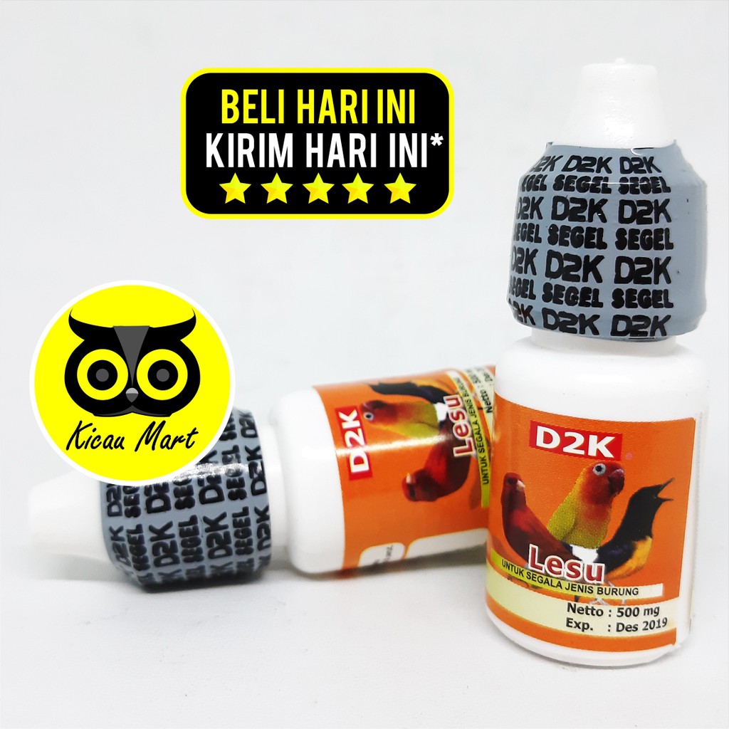 OBAT BURUNG MURAI KACER LOVEBIRD KENARI LESU D2K KURUS NYILET BULU RUSAK NGEMBANG CACINGAN OBTBD10K