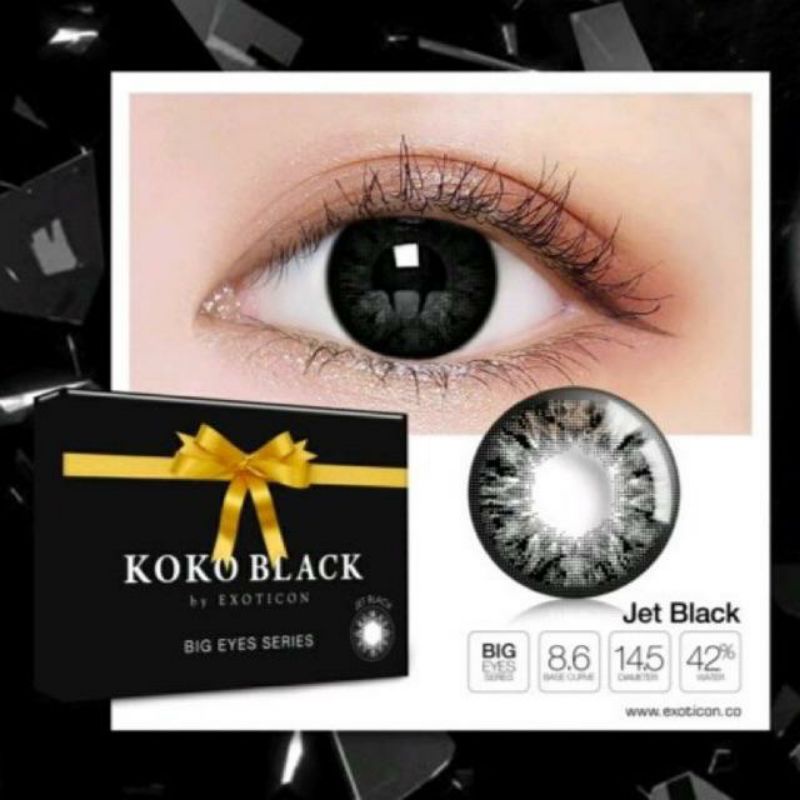 Softlens Koko Black by Exoticon (normal,minus)