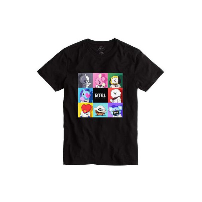 Kaos / Tshirt / Baju Bts Bt21 Logo Cantika01011