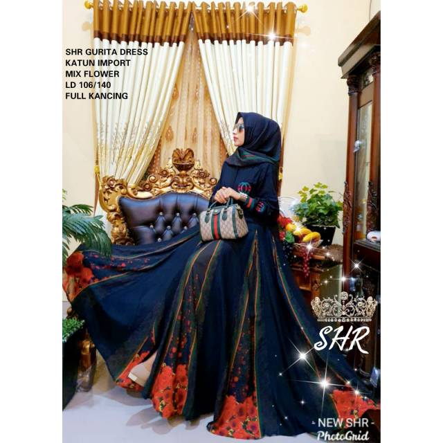 Terbaru 1jt% original SHR Gurita Dress