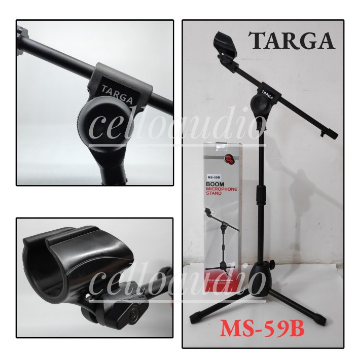 STAND MIC MEJA TARGA MS-59B BOOM MICROPHONE STAND PENDEK TARGA MS 59B