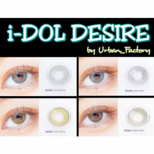 Softlens IDOL DESIRE 14.5 MM NORMAL by URBAN FACTORY / Softlen Soflen Warna