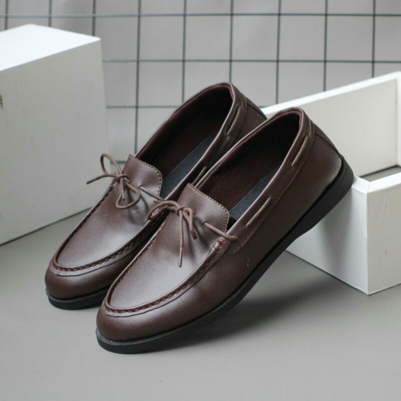 CERIS x OHIO BLACK - SEPATU FORMAL PRIA CASUAL PERKANTORAN ORIGINAL - SepatuFormal Pantofel pria Resmi Formal Hitam Coklat Black Brown Kulit Asli Kasual Kantor Dinas Kuliah Gereja Pesta Kondangan Kerja PNS Guru Terbaru Terlaris Murah