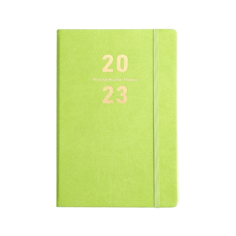 Zzz 2023 Buku Agenda / Diary A5 Cover Kulit Untuk Pria / Wanita