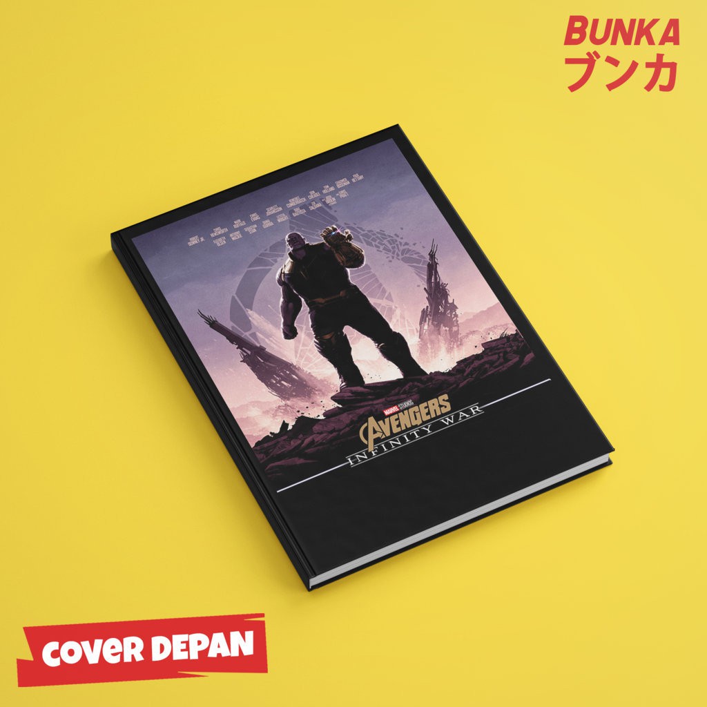 

Notebook Hardcover Marvel Avengers Infinity War 5A Ukuran A5 Buku Tulis Catatan Agenda Planner Jurnal Note BooK Gift Couple