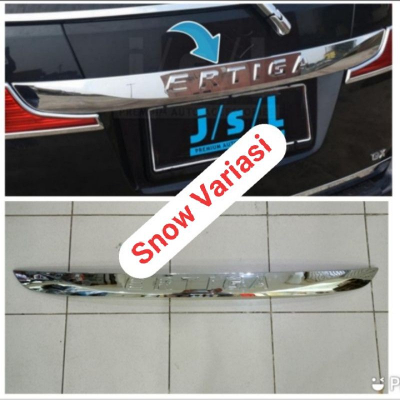 trunk lid New Ertiga 2016 - 2017 EMBOSS chrome