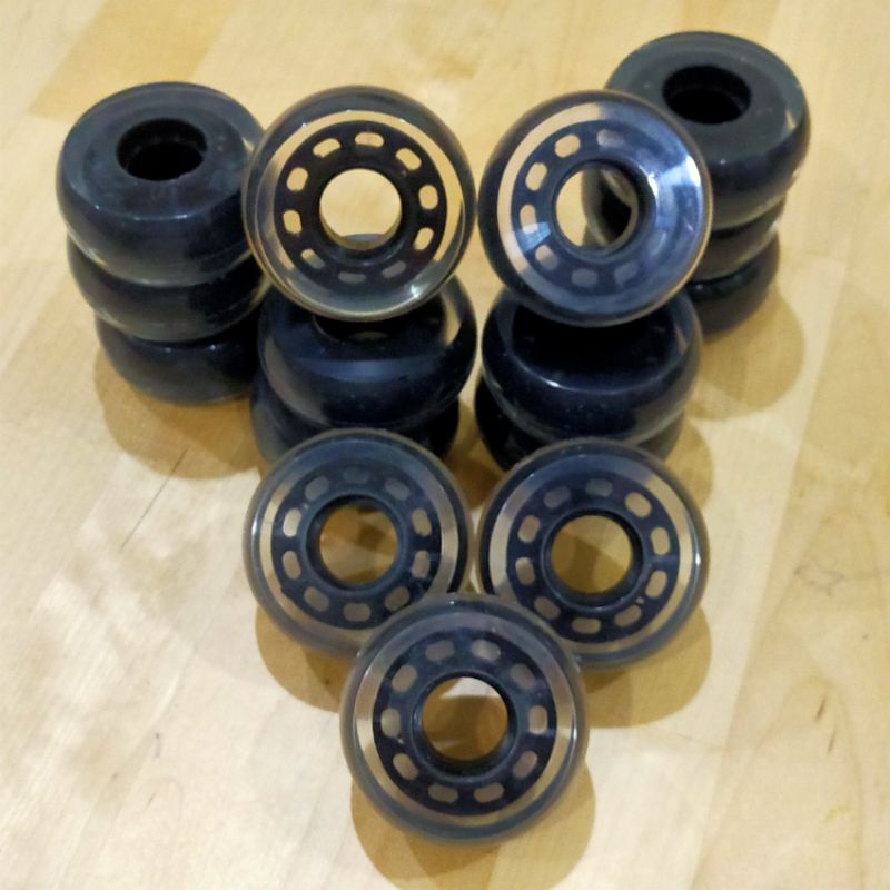 Inline Roda Aggressive Wheels 57mm 88A Transparent Wheels