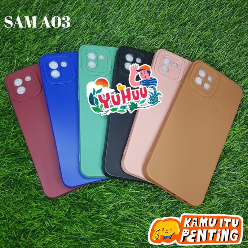 PRO CAMERA CASE SAMSUNG A03 REAL SILIKON PREMIUM TERBAIK