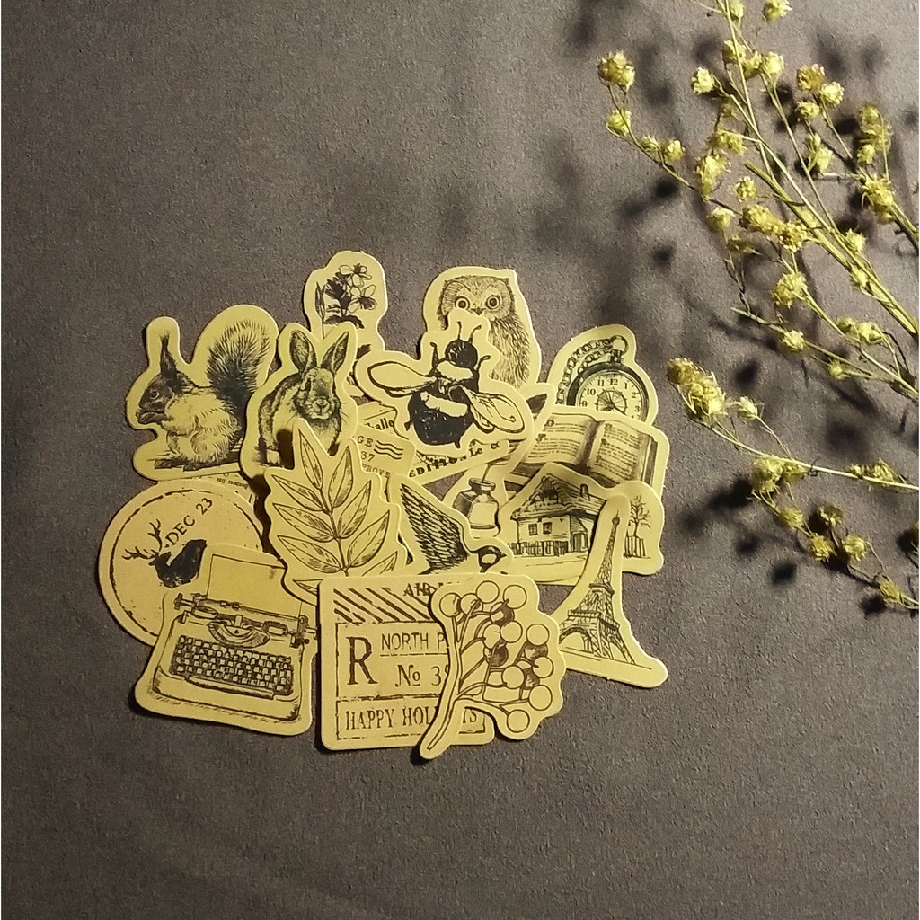 

Sticker Deco Vintage Animals