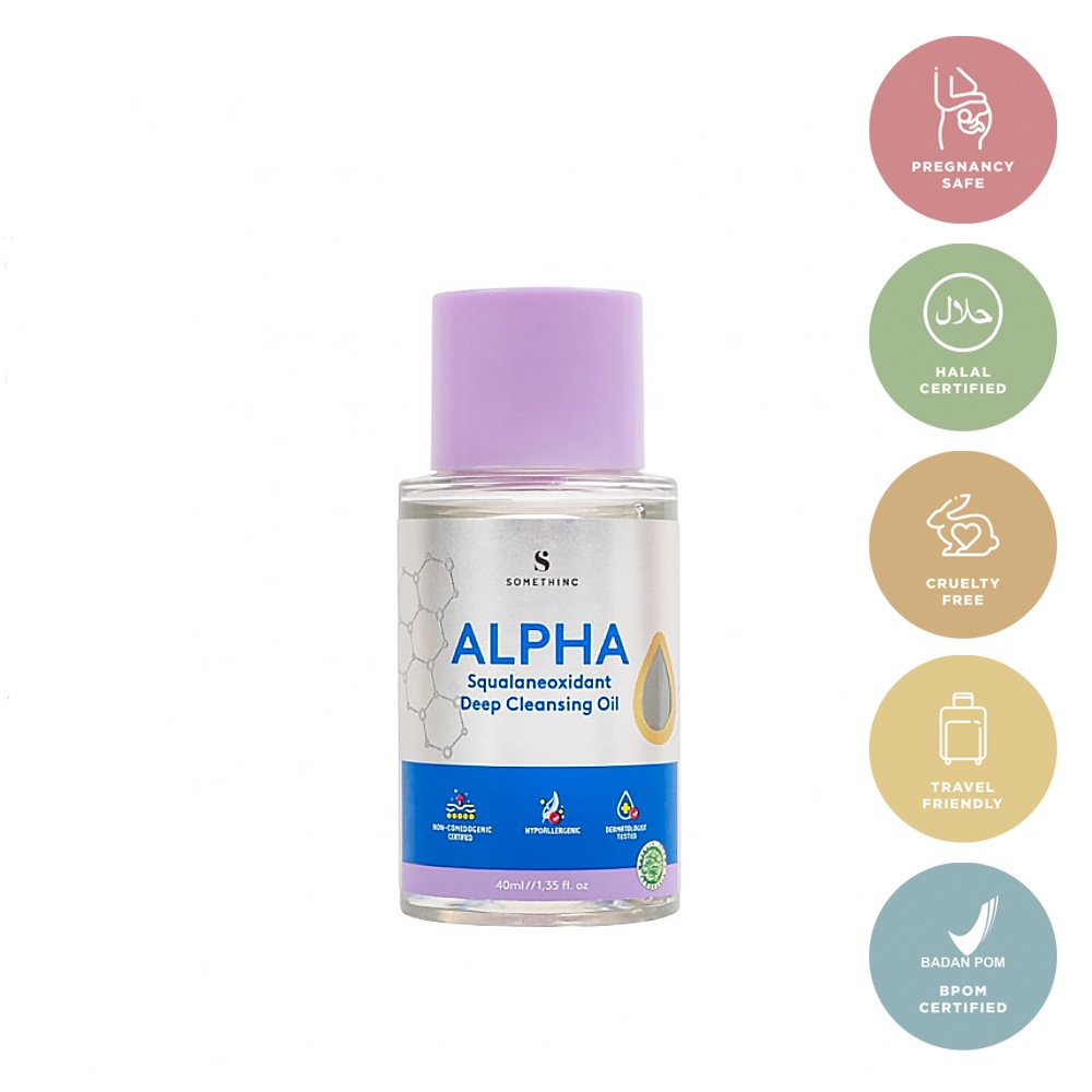 SOMETHINC Alpha Squalanexoidant Deep Cleansing Oil (40ml/100ml)