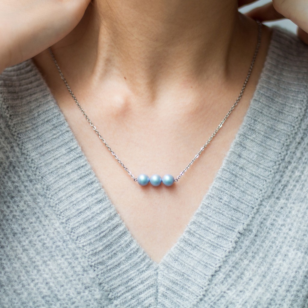 Perhiasan Kalung Mutiara Swarovski Petite Mherl Necklace by AR Hestia