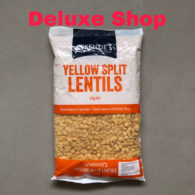 

McKenzie’s Yellow Split Lentils 375g