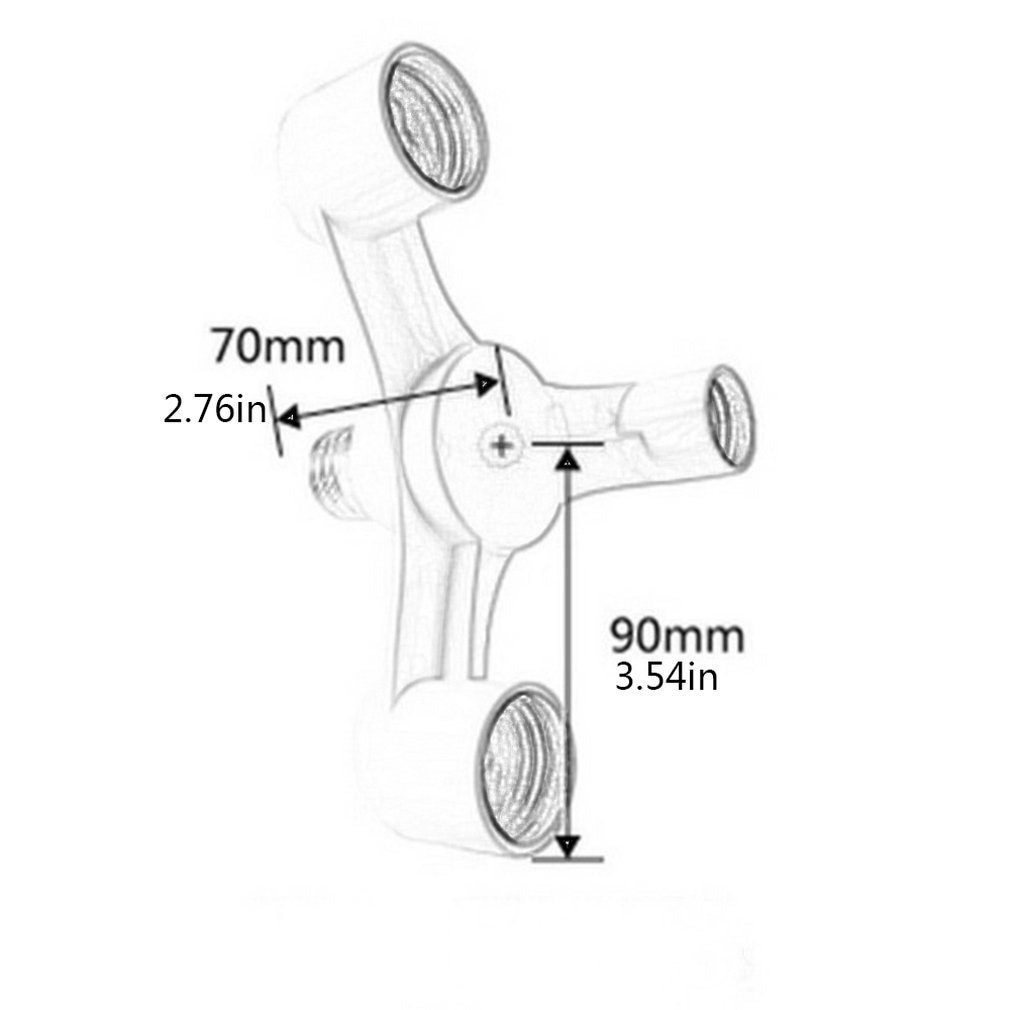 GSPRO Fitting Lampu Gantung Fitting Lampu Plafon Piting Lampu Hias E27 Cabang 3 4 5 6 Lampu Bohlam Studio Banyak CabangMGSPRO