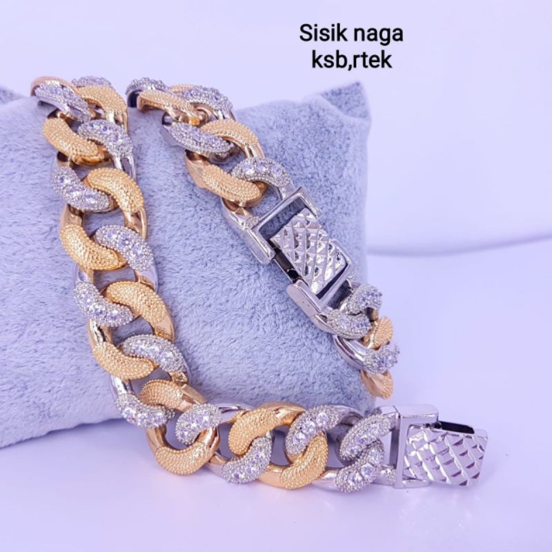 sisik naga titanium (tebal) panjang 18cm an(bisa dipendekin)