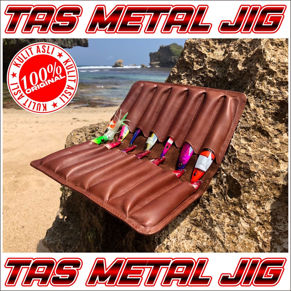 TAS METAL JIG 100% ORIGINAL KULIT ASLI