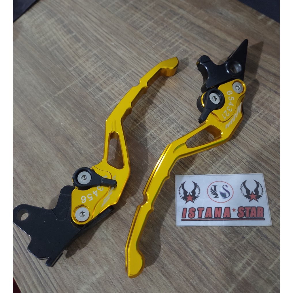 Handle rem Honda Beat Fi. Handle rem full cnc Honda beat karbu EMAS