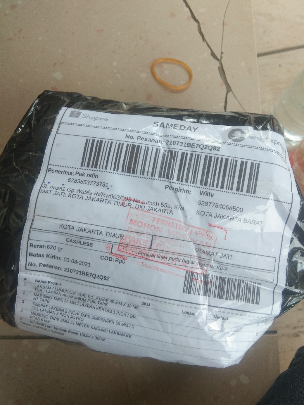 Isi Refill Lem Tembak Besar 10mm X 30cm