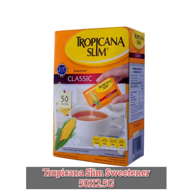 

Tropicana Slim Sweetener 50X2.5G