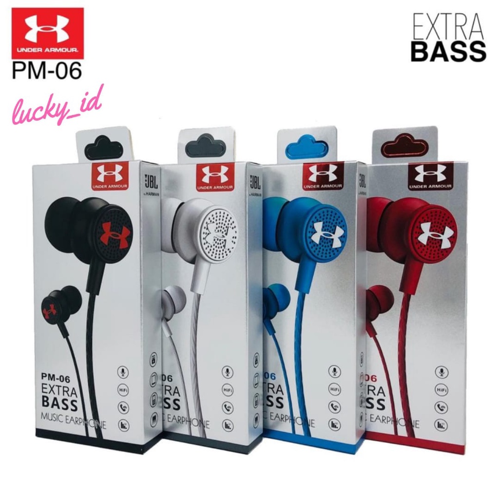 Handsfree Headset Earphone PM-06 Extra Bass