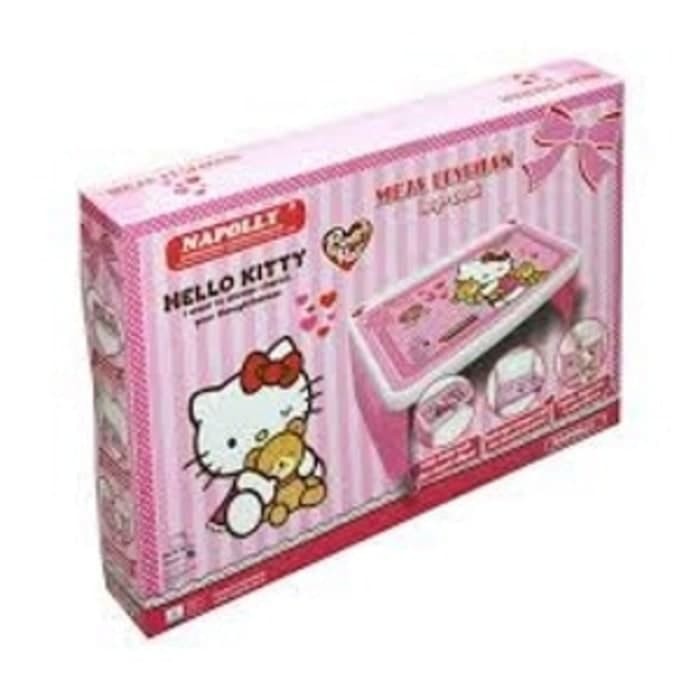GKF481 Meja Lipat Belajar Anak Lesehan Karakter Hello Kitty Pink