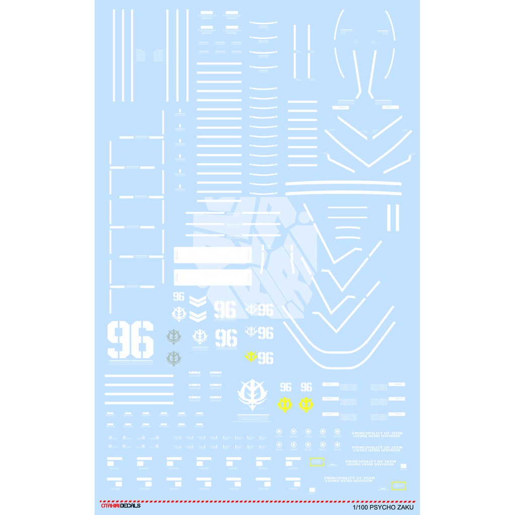 PSYCHO ZAKU DECAL