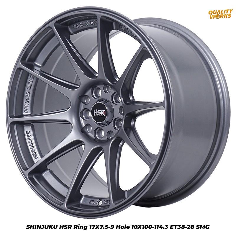 Velg HSR Shinjuku Ring 17 Concave Model Xxr R17 Pelek Mobil Celica Wish Brv Ertiga