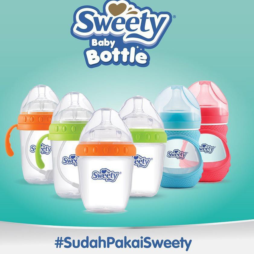 Sweety Baby Glass Bottle Blue / Pink 150 mL