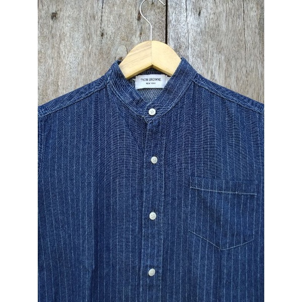 kemeja thom browne wabash stripe second original