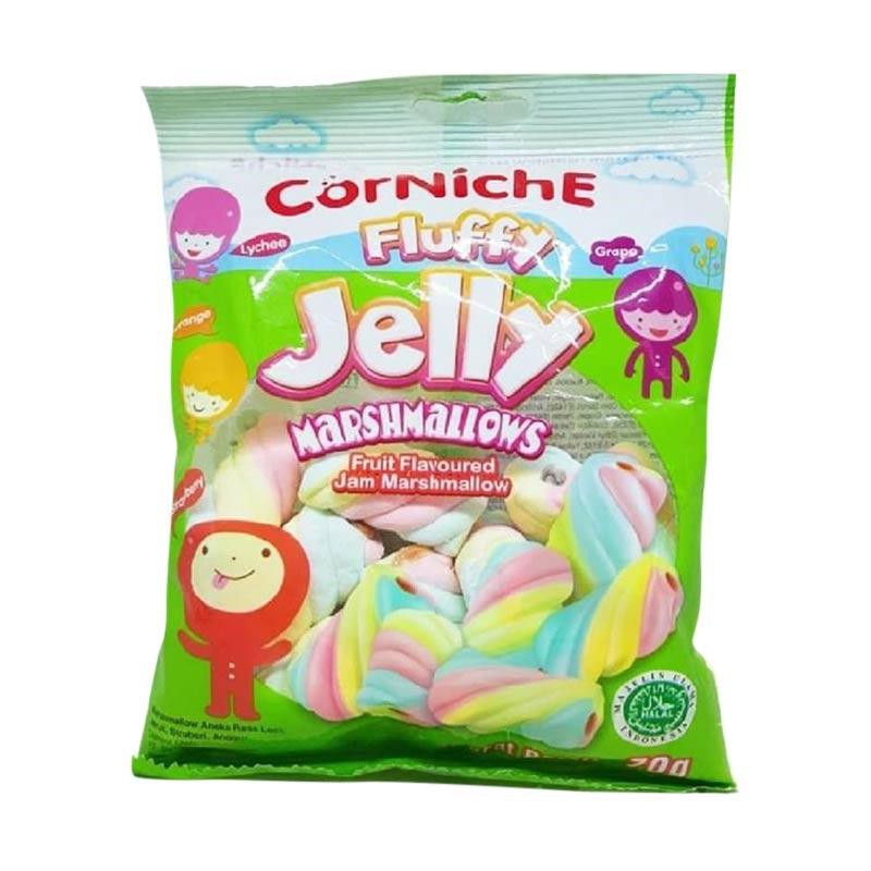 CORNICHE Marshmallow Fluffy Jelly Permen 70gr / Marshmellows / Marshmallows / Marshmellow / PERMEN HALAL /  Murah