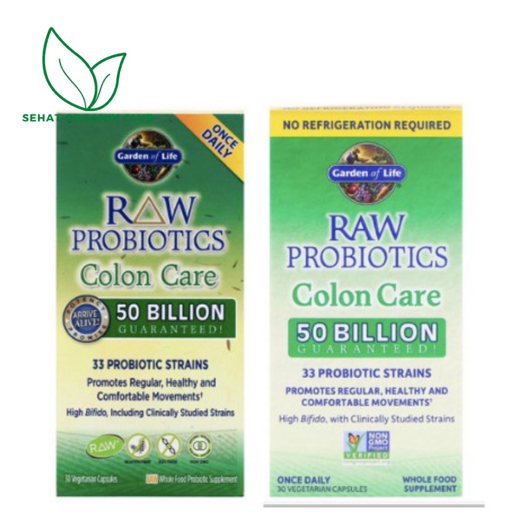 Jual GARDEN OF LIFE raw pribiotics colon care Probiotic ; Probiotics