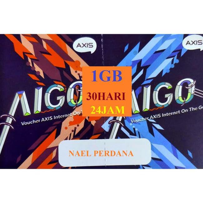 Voucher Aigo Axis 1 Gb Vocer Data Axis 1Gb Kode 519