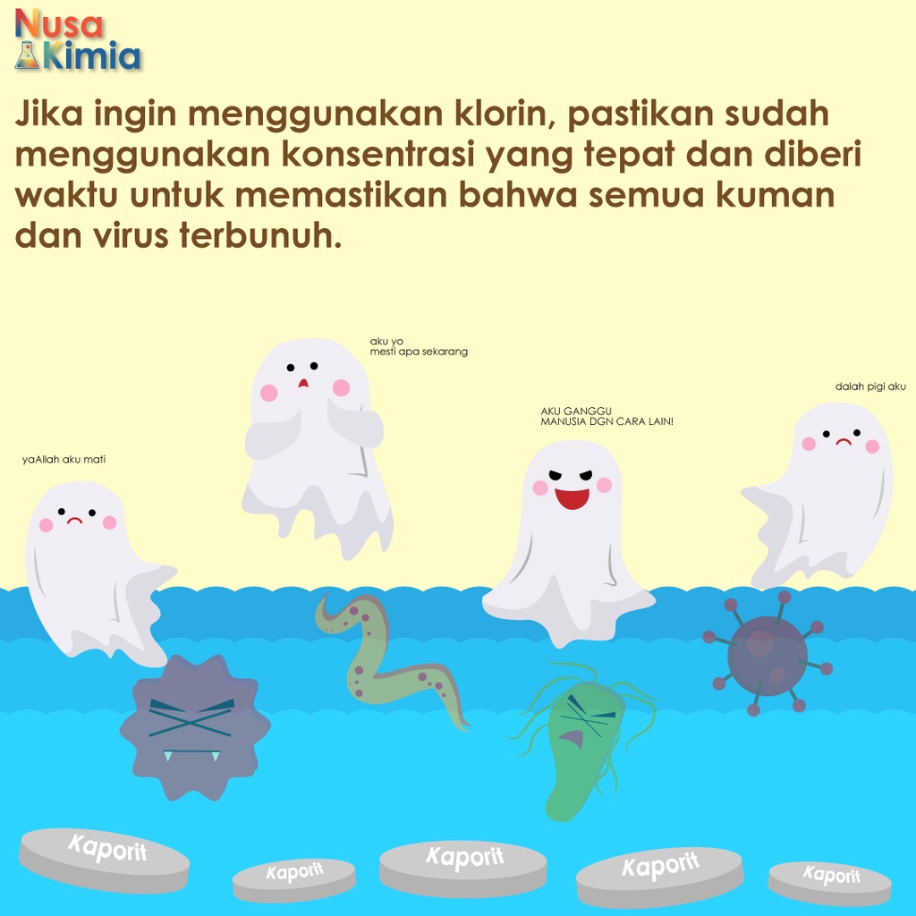 Kaporit Tablet Kecil / Klorin Tablet Kecil  TCCA 90% 1 Kg