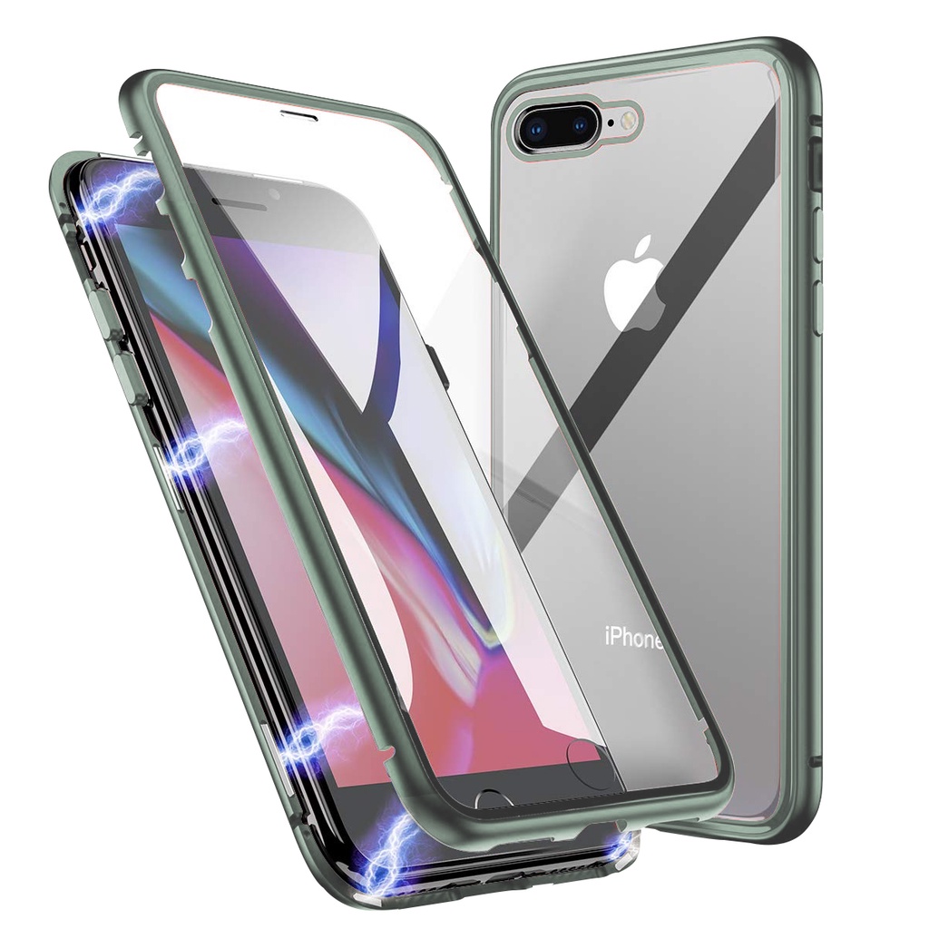 GoodCase - Case Oppo Reno 2/2F | Reno 3/3 Pro 6.4&quot;/ A91/ F15 | A52/ A72/ A92 Magnetic Two Face 2IN1 Glass Hard Case