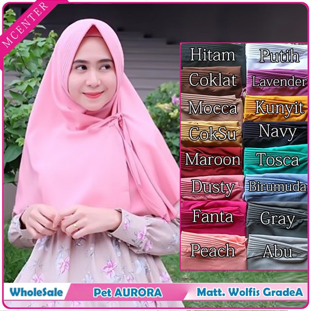 BISA COD Jilbab Instan Najma 1 Slup Praktis Model Cantik Instant Pad Anti Tembem Antem