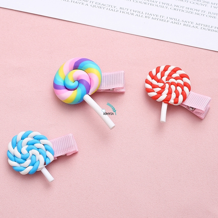 Jepit Rambut Gaya Korea Awan/Pelangi Warna Permen Hairpin Untuk Anak Perempuan